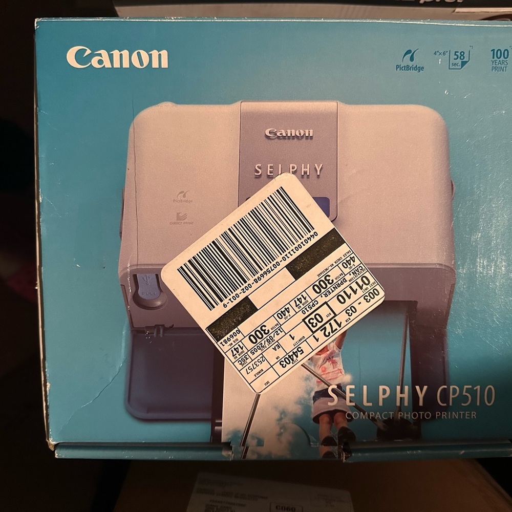 New Canon SELPHY CP510 Digital Photo Thermal Printer